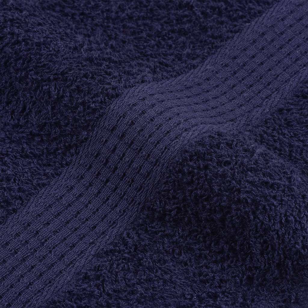 vidaXL Serviettes de sauna 2 pcs bleu marine 80x200 cm 100% coton