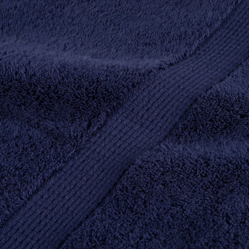vidaXL Serviettes de qualité supérieure 10 pcs 600 g/m² 100% coton