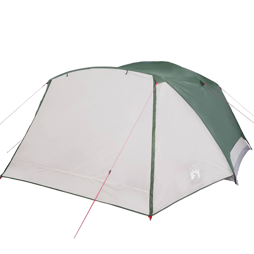 vidaXL Tente familiale avec porche 6 personnes vert imperméable