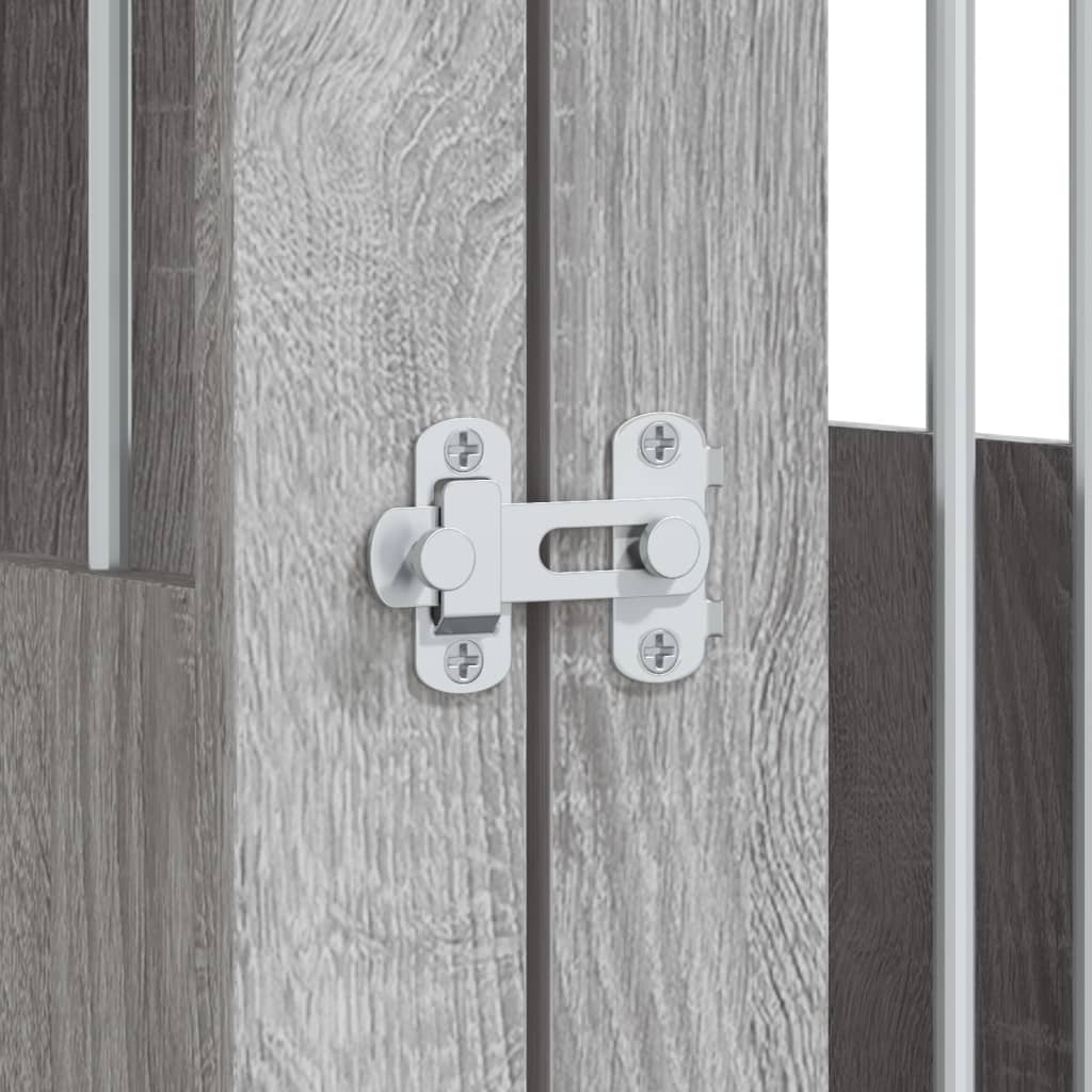 vidaXL Meuble de cage pour chiens sonoma gris 55x75x65 cm