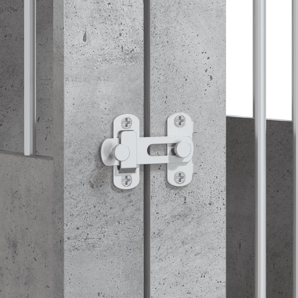 vidaXL Meuble de cage pour chiens gris béton 64,5x80x71 cm