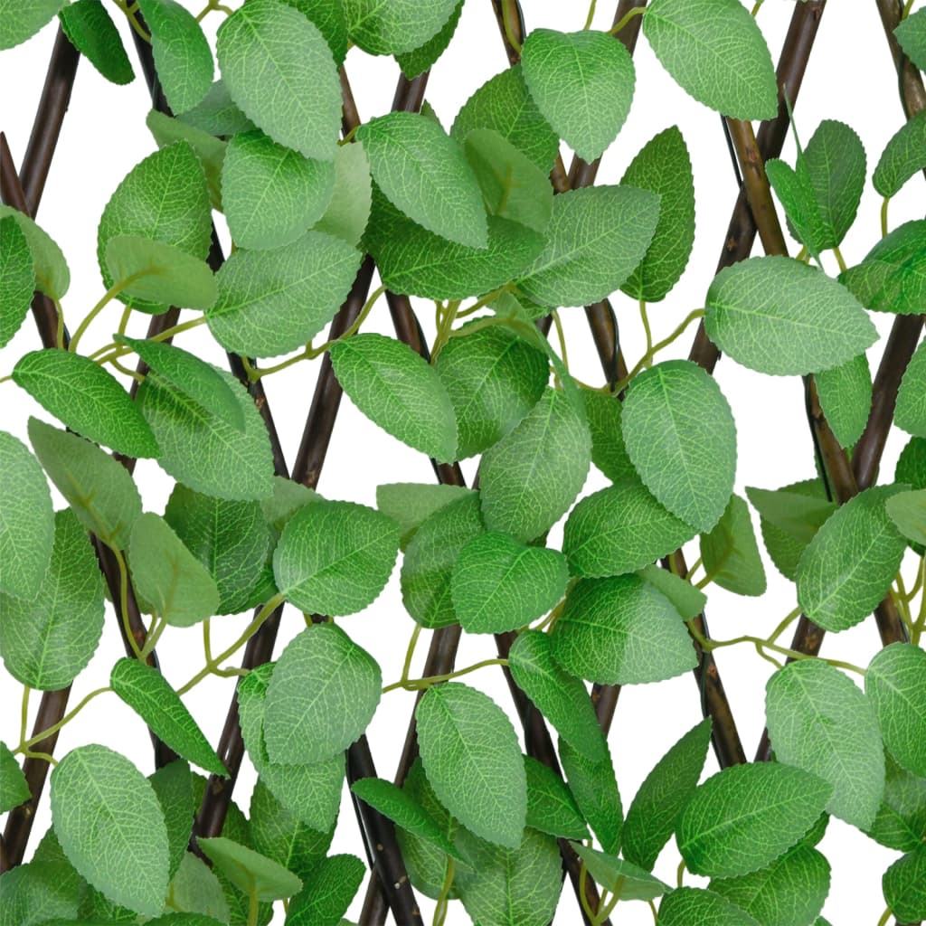 vidaXL Treillis de lierre artificiel extensible vert 180x65 cm