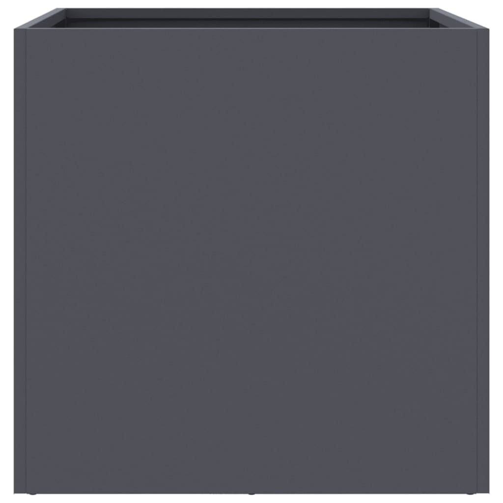 vidaXL Jardinières 2 pcs anthracite 42x40x39 cm acier