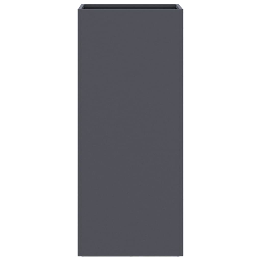 vidaXL Jardinière anthracite 32x29x75 cm acier