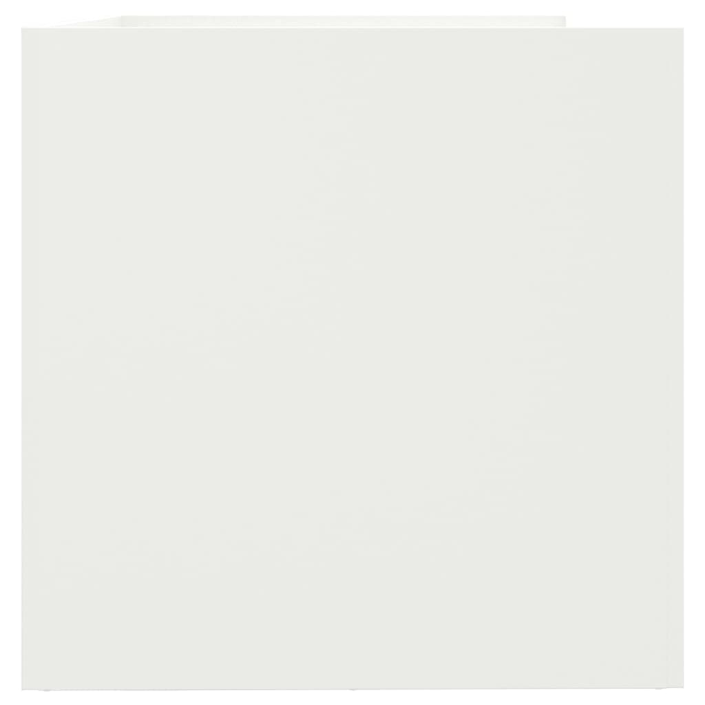 vidaXL Jardinière blanc 62x40x39 cm acier