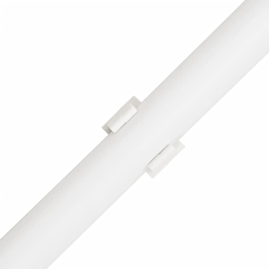 vidaXL Goulottes de câble avec pinces Ø20 mm 10 m PVC