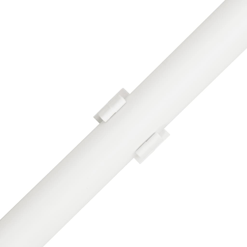 vidaXL Goulottes de câble avec pinces Ø20 mm 30 m PVC