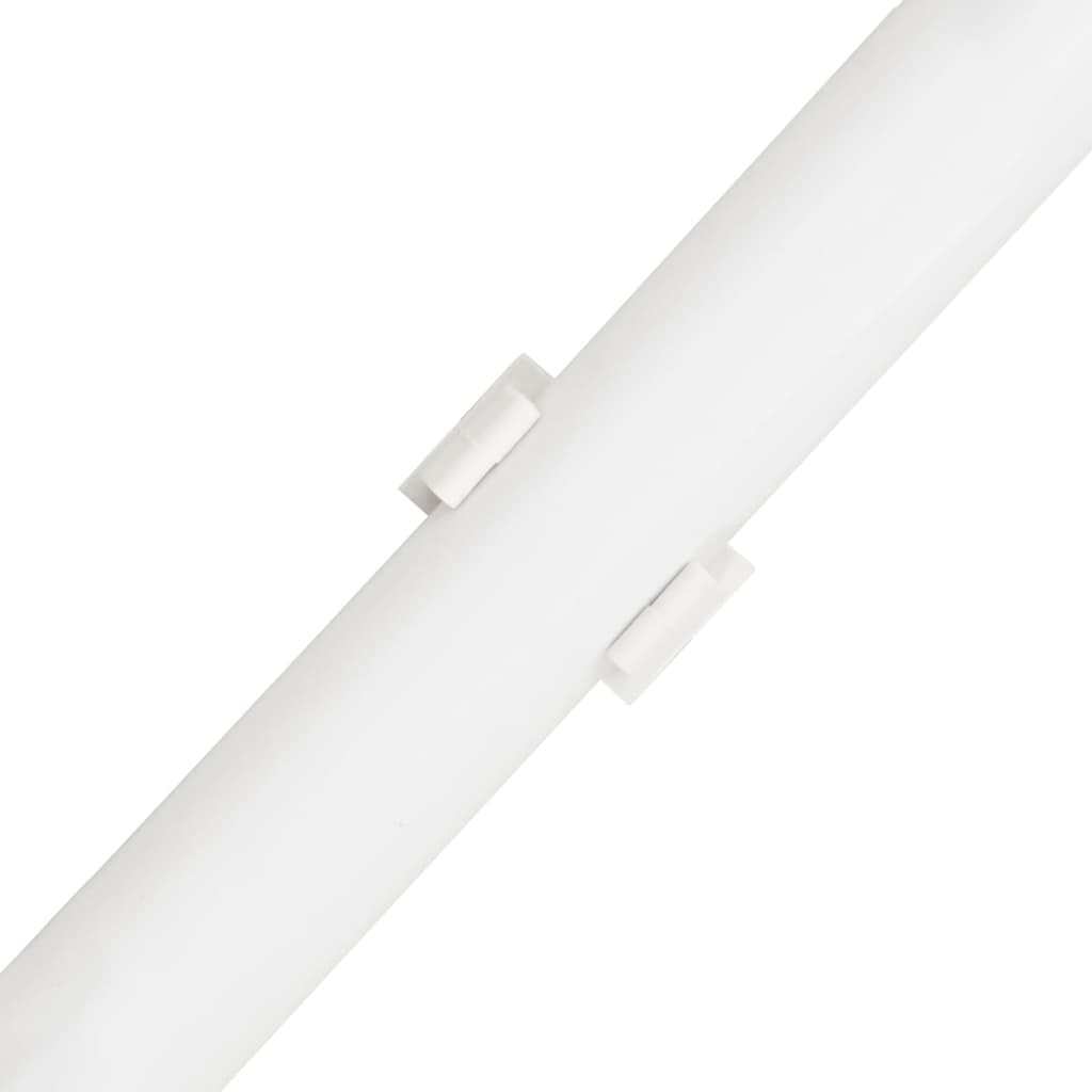 vidaXL Goulottes de câble avec pinces Ø30 mm 10 m PVC
