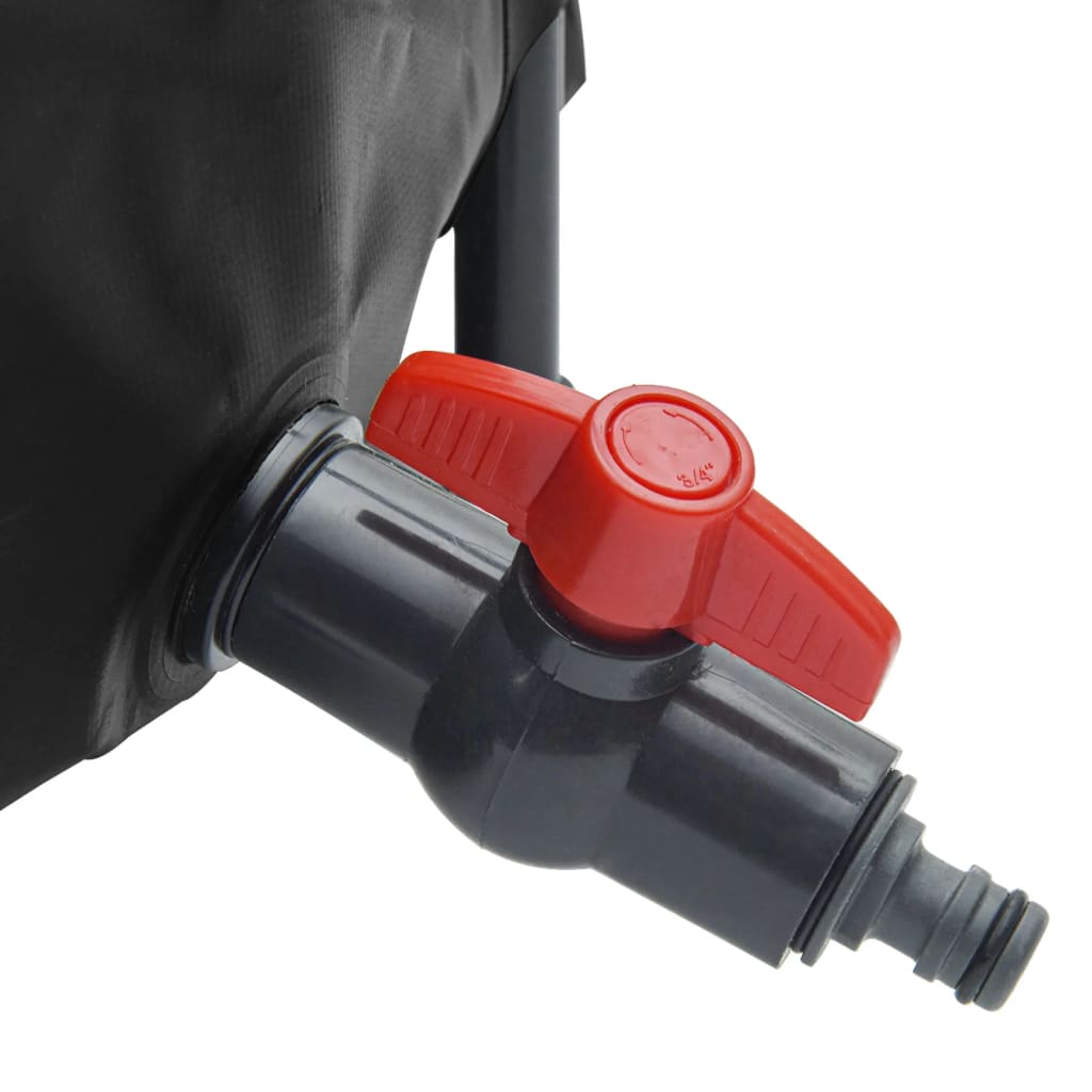 vidaXL Réservoir d'eau avec robinet pliable 1000 L PVC