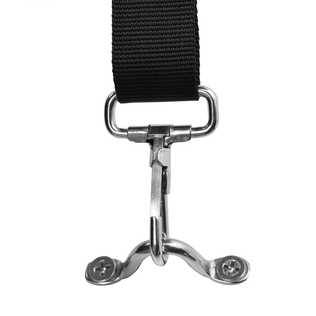 vidaXL Auvent bimini à 3 arceaux noir 183x152x133 cm
