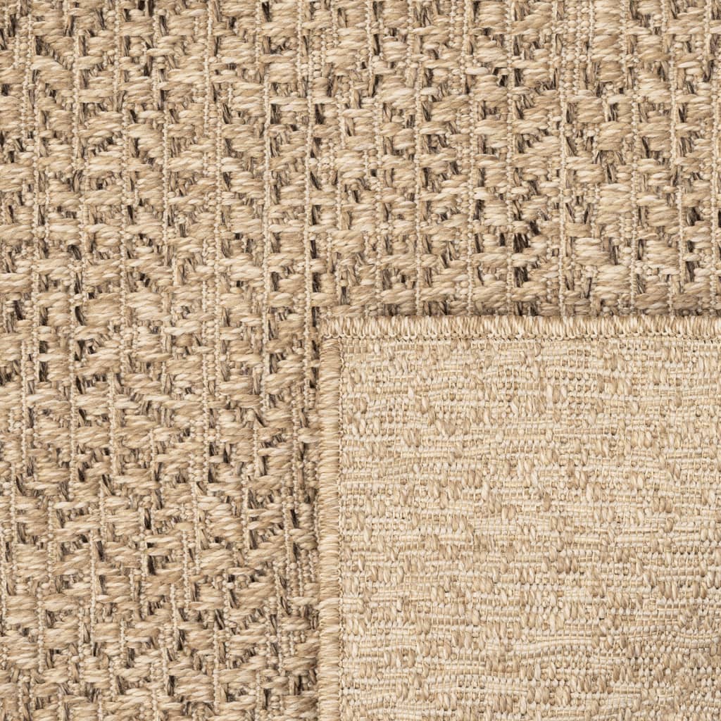 vidaXL Tapis ZIZUR 80x200 cm aspect de jute intérieur et extérieur
