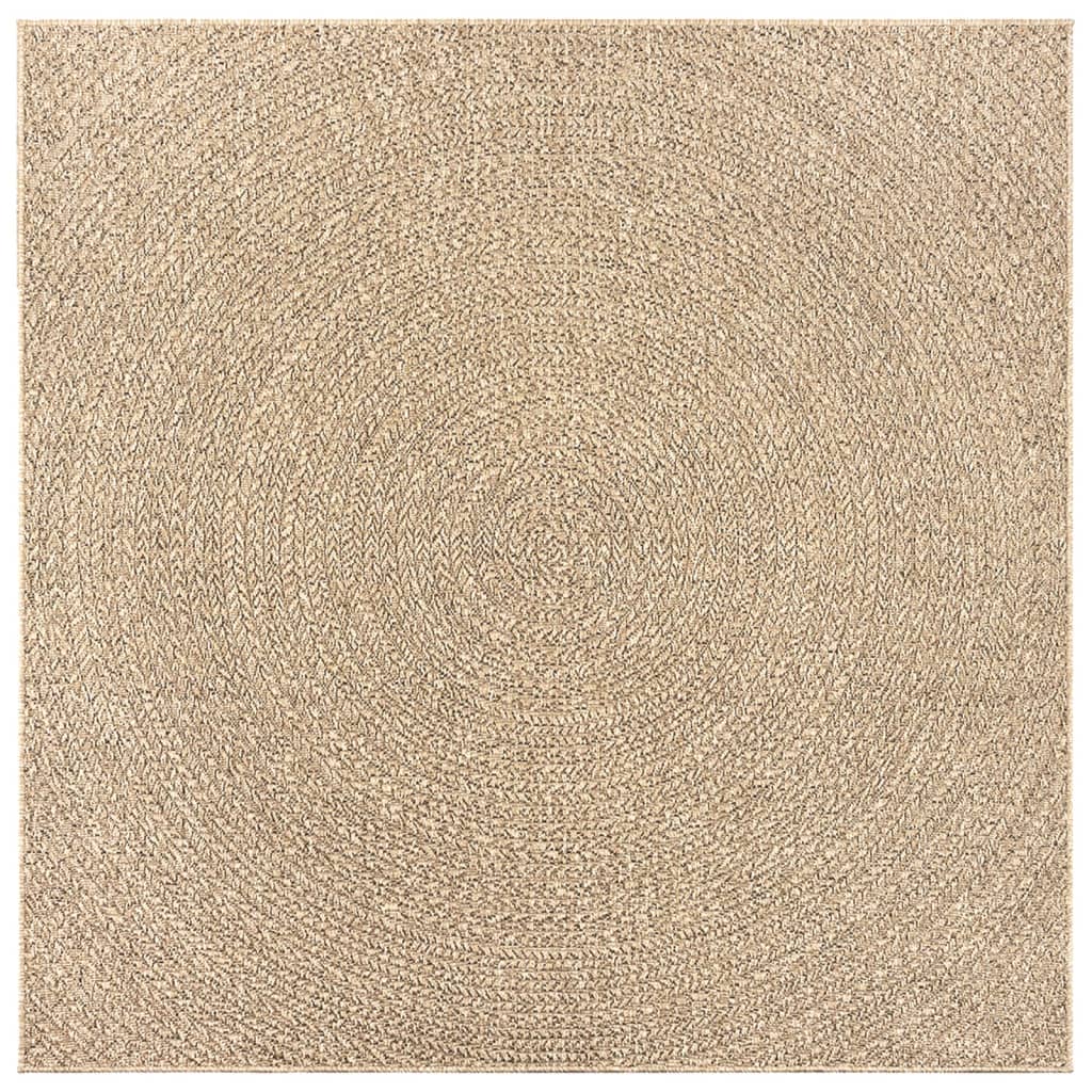 vidaXL Tapis ZIZUR 240x240 cm aspect de jute intérieur et extérieur