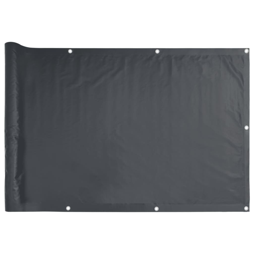 vidaXL Écran d'intimité de jardin anthracite 300x75 cm PVC