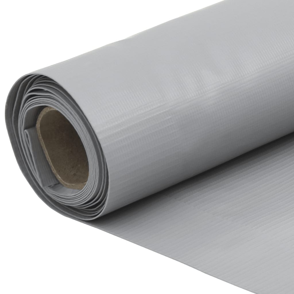 vidaXL Écran d'intimité de jardin gris 300x75 cm PVC