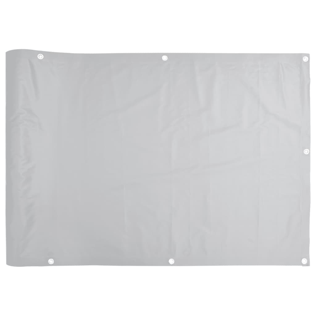 vidaXL Écran d'intimité de jardin gris 400x75 cm PVC