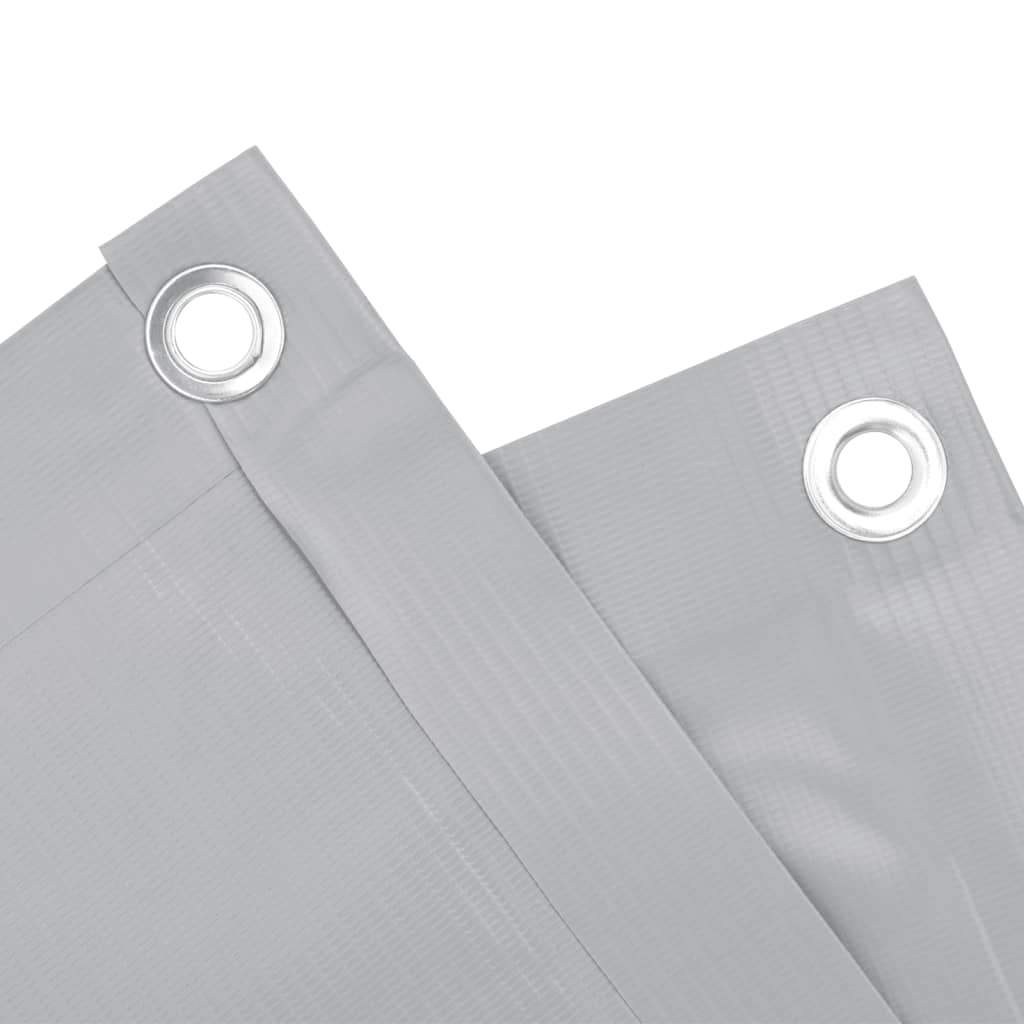 vidaXL Écran d'intimité de jardin gris 400x75 cm PVC