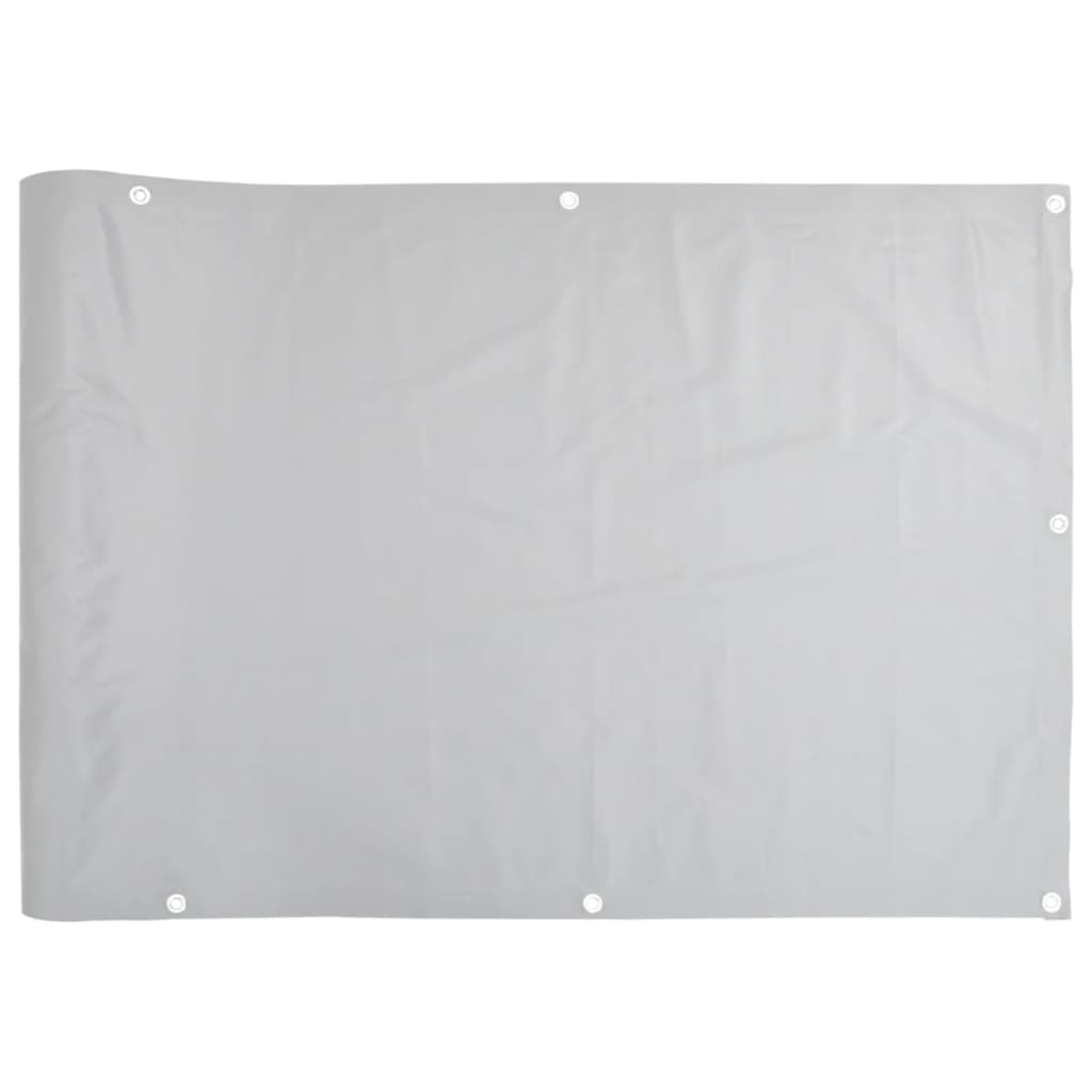 vidaXL Écran d'intimité de jardin gris 500x75 cm PVC
