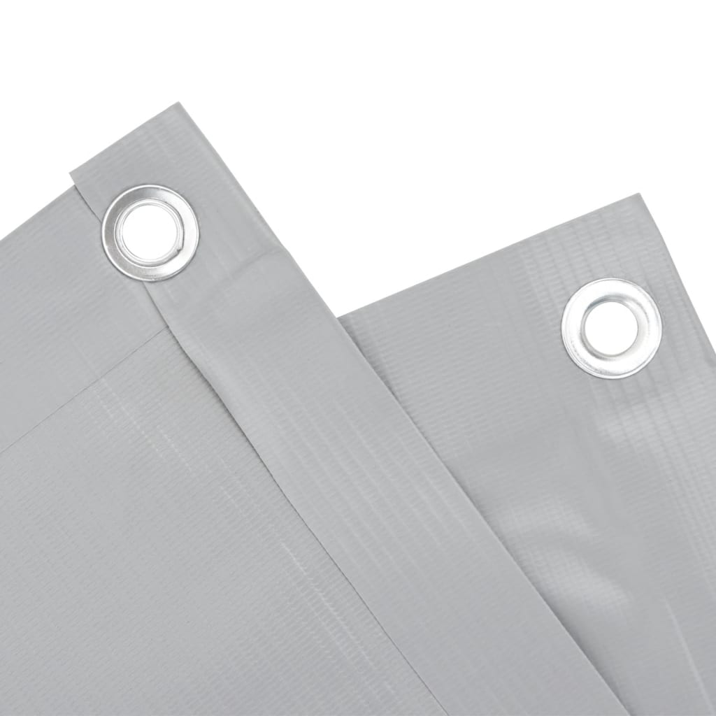 vidaXL Écran d'intimité de jardin gris 500x75 cm PVC