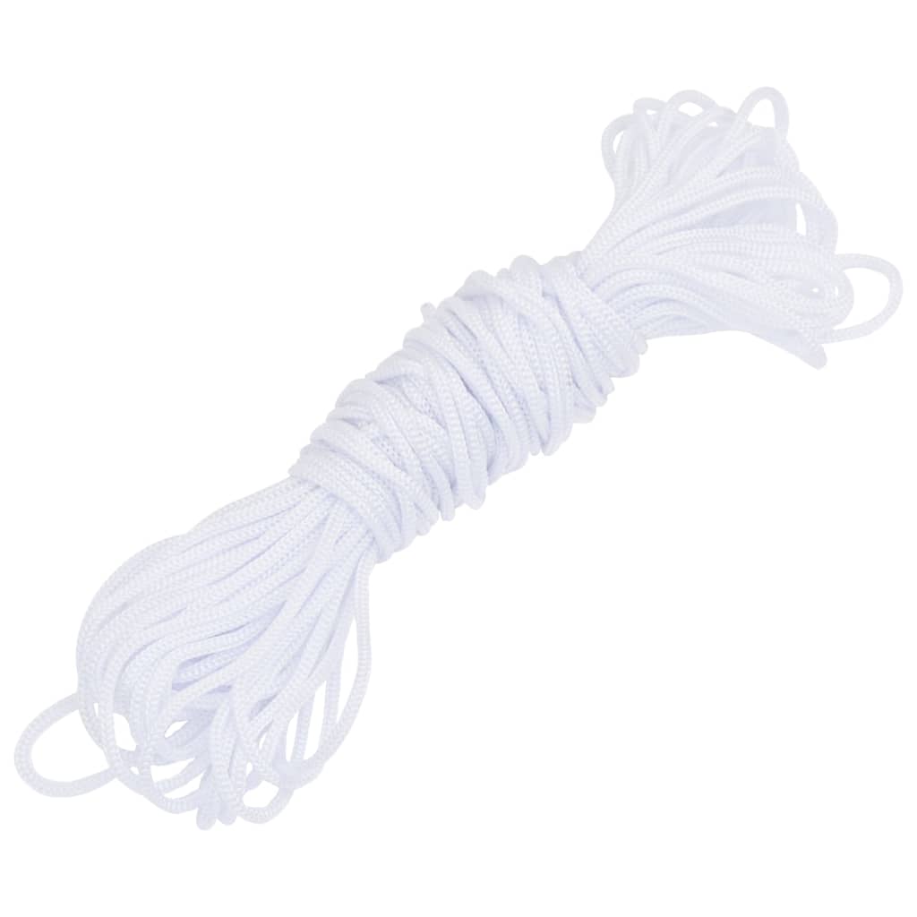 vidaXL Écran d'intimité de jardin blanc 500x75 cm PVC