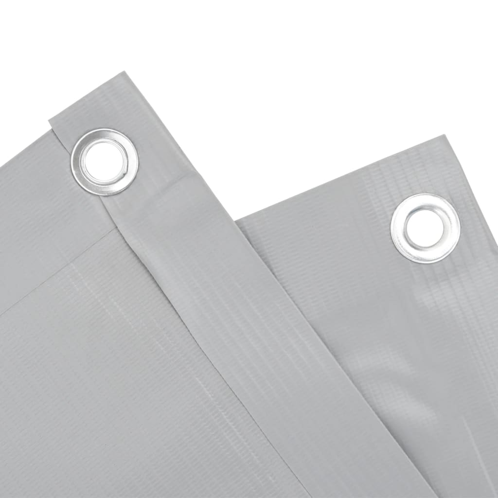 vidaXL Écran d'intimité de jardin gris 500x90 cm PVC
