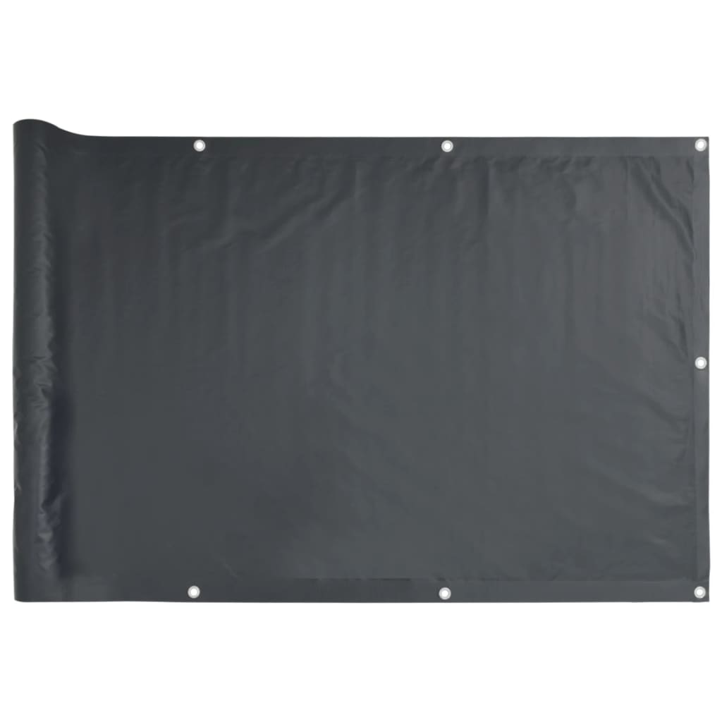 vidaXL Écran d'intimité de jardin anthracite 300x120 cm PVC