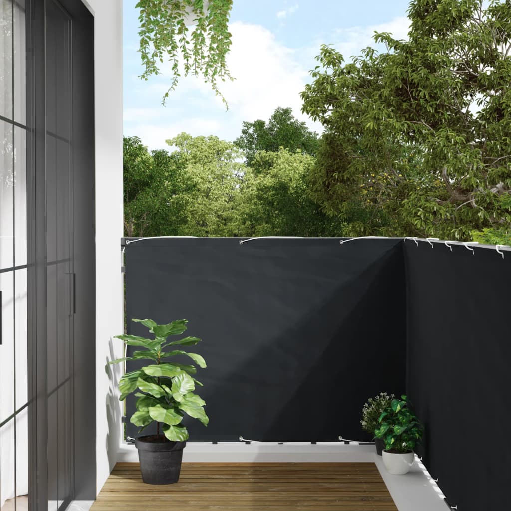 vidaXL Écran d'intimité de jardin anthracite 300x120 cm PVC