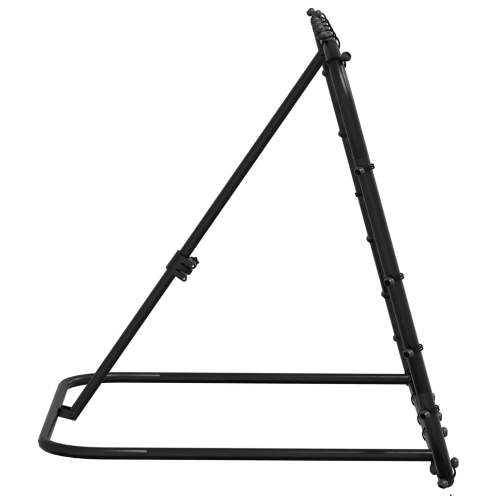 vidaXL Filet de rebond de football réglable noir 84x73x60-80 cm acier