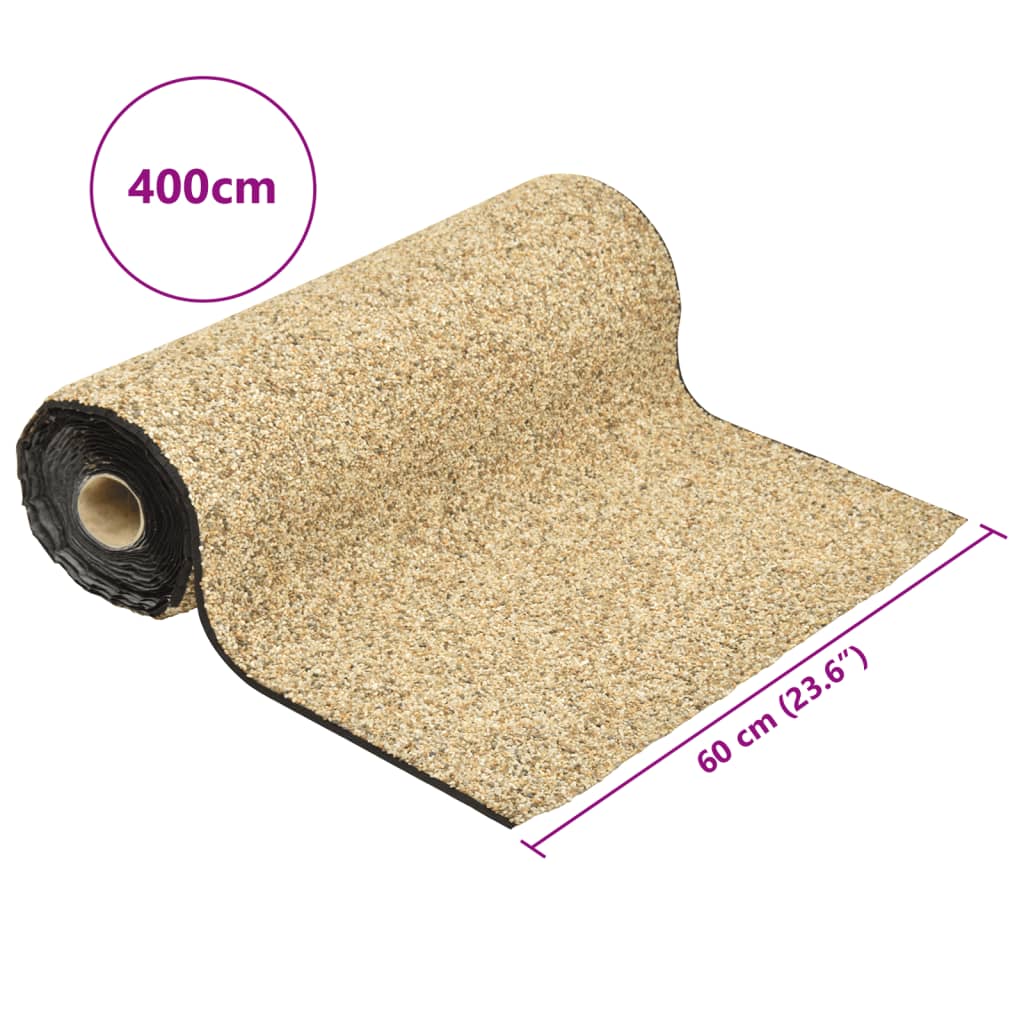 vidaXL Revêtement de pierre sable naturel 400x60 cm