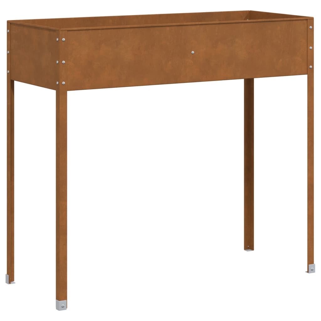 vidaXL Jardinière 100,5x40,5x90 cm acier résistant aux intempéries