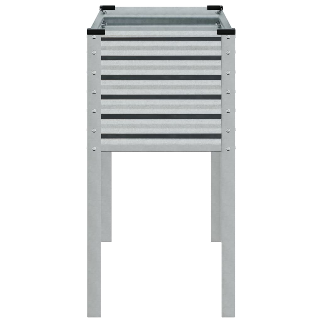 vidaXL Jardinière 100x41x90 cm acier inoxydable