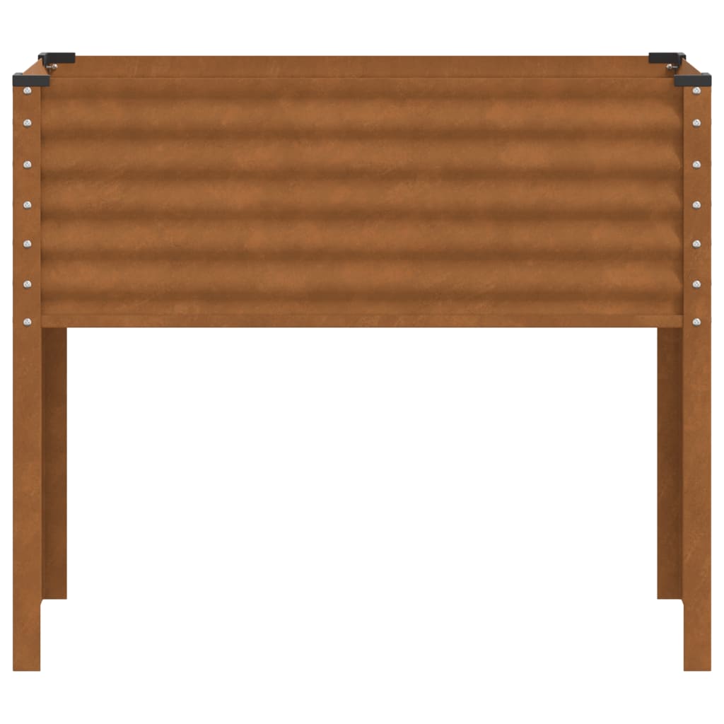vidaXL Jardinière 100x41x90 cm acier résistant aux intempéries
