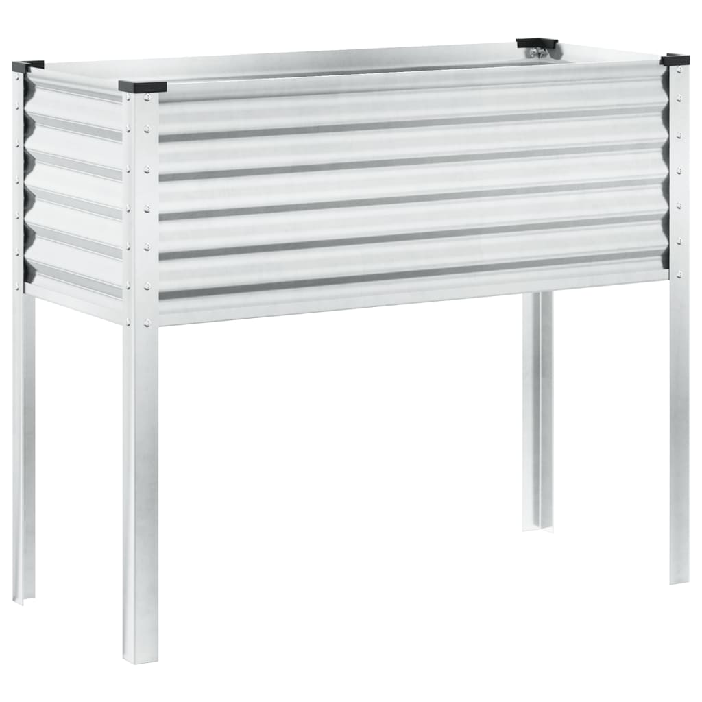 vidaXL Jardinière 100x41x90 cm acier résistant aux intempéries