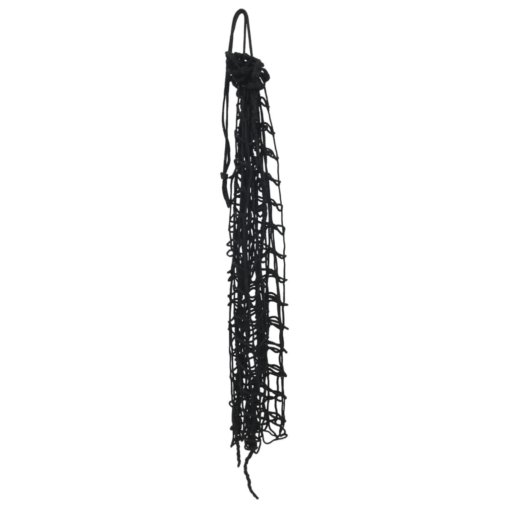 vidaXL Filets à foin 2 pcs rectangulaire noir 75x50 cm PP