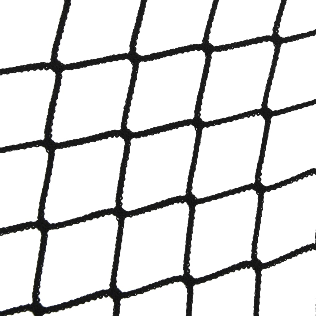 vidaXL Filets à foin 2 pcs carré noir 75x75 cm PP