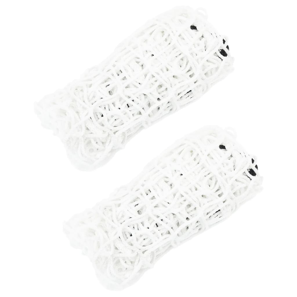vidaXL Filets à foin 2 pcs rectangulaire blanc 100x90 cm PP