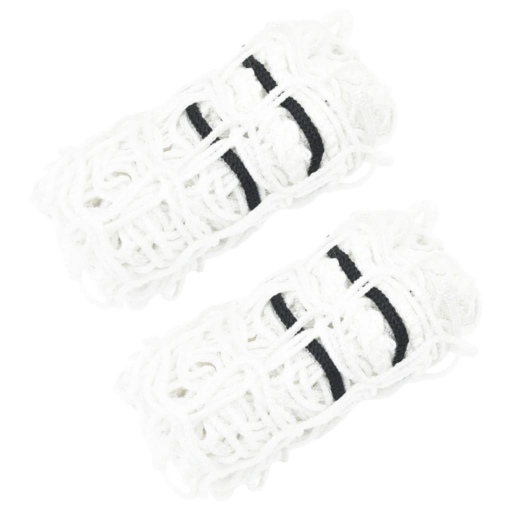 vidaXL Filets à foin 2 pcs carré blanc 75x75 cm PP