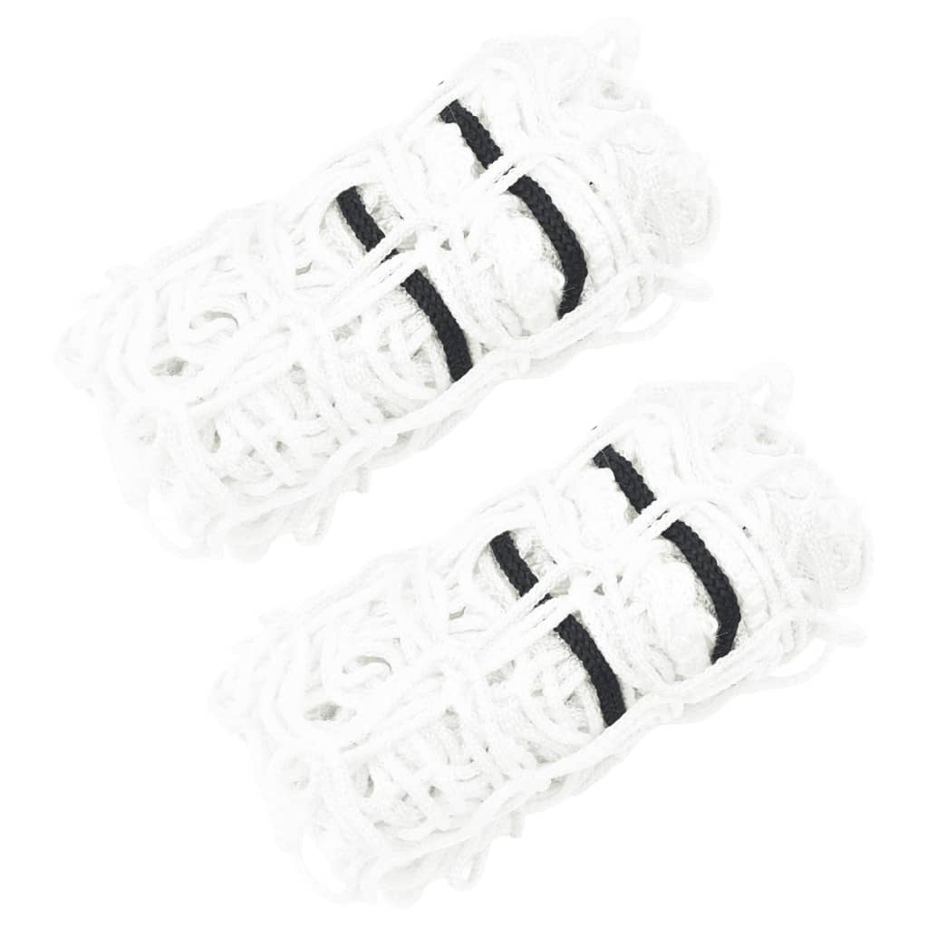 vidaXL Filets à foin 2 pcs carré blanc 100x100 cm PP