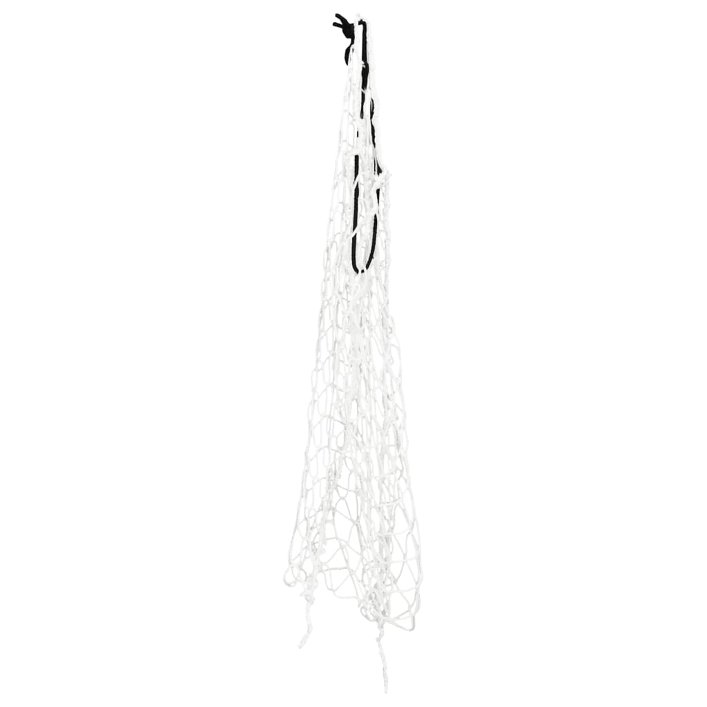 vidaXL Filets à foin 2 pcs carré blanc 100x100 cm PP
