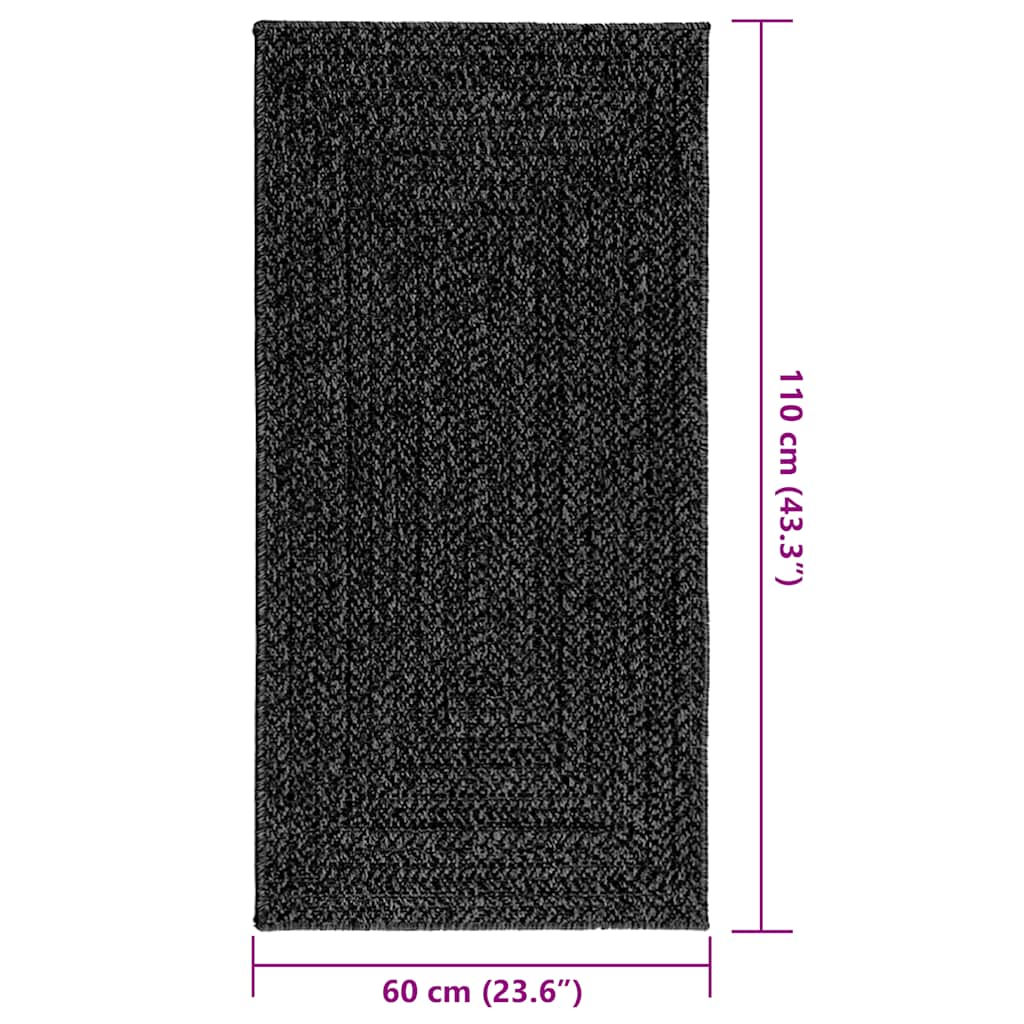vidaXL Tapis ZIZUR 60x110 cm aspect de jute intérieur extérieur