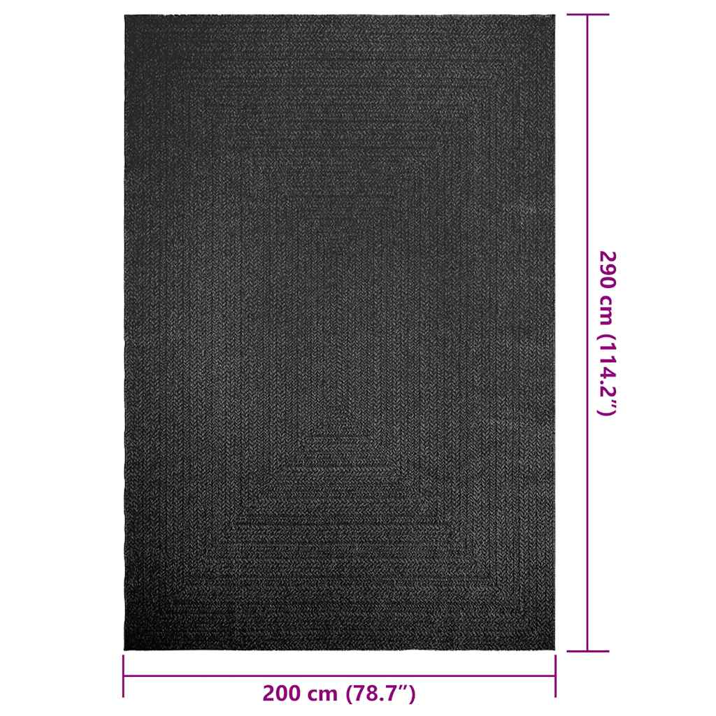 vidaXL Tapis ZIZUR 200x290 cm aspect de jute intérieur extérieur