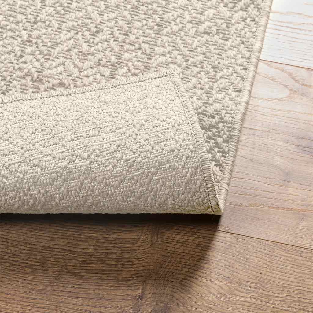 vidaXL Tapis ZIZUR crème 120x170 cm aspect de jute intérieur extérieur