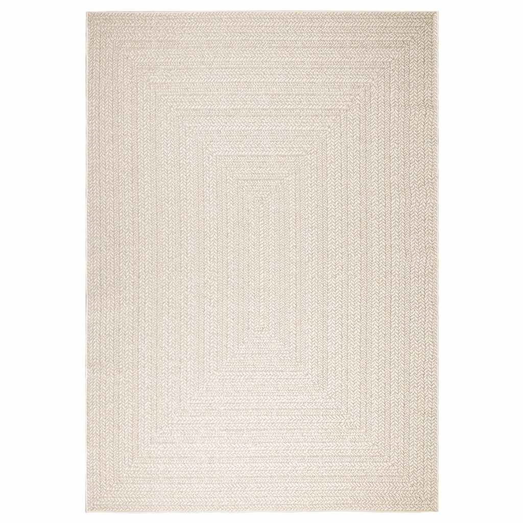 vidaXL Tapis ZIZUR crème 200x290 cm aspect de jute intérieur extérieur