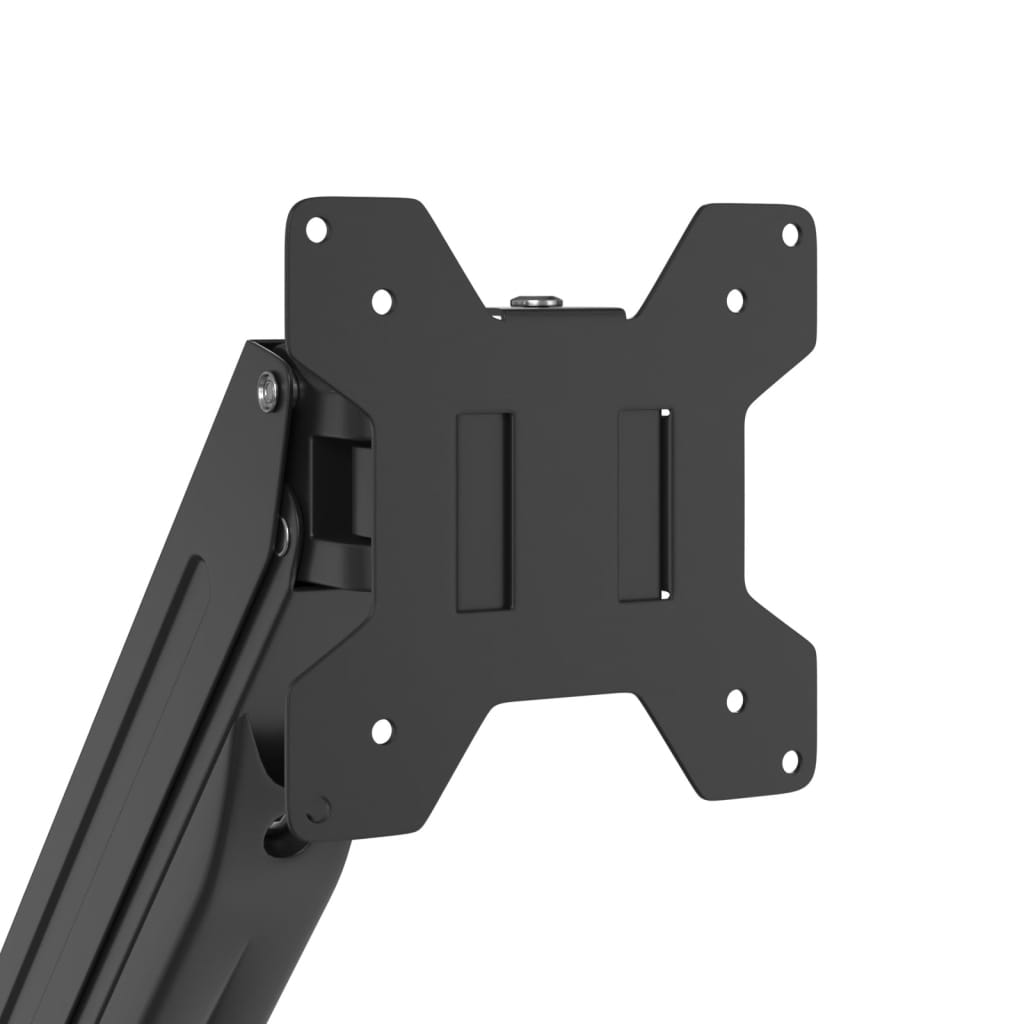 vidaXL Bras pour moniteur double 27 pouces max VESA 75/100 mm 20 kg