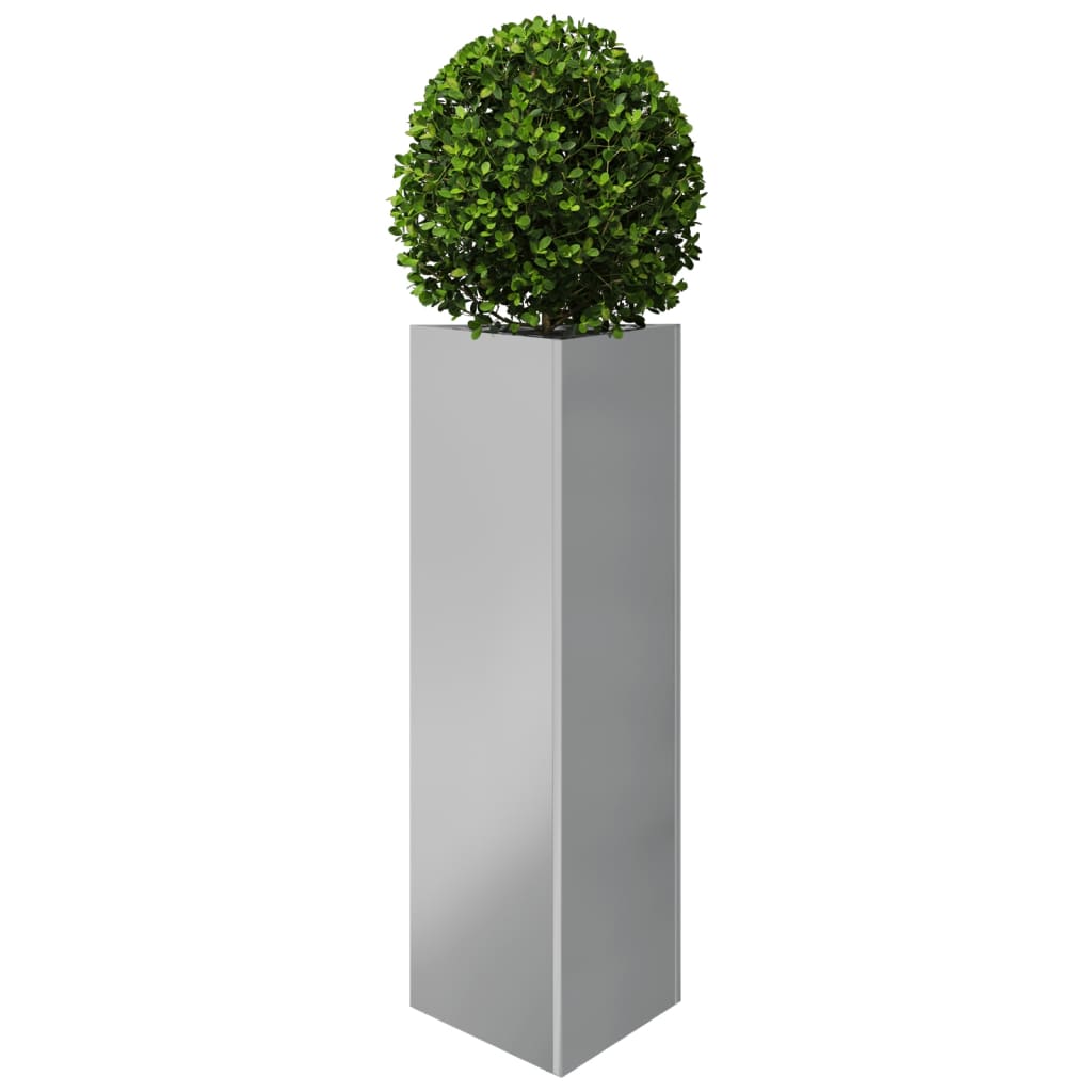 vidaXL Jardinière triangulaire 30x26x75 cm acier galvanisé