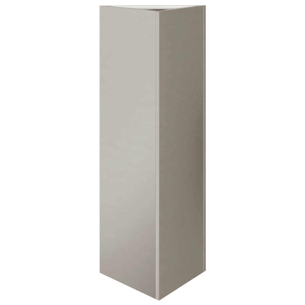 vidaXL Jardinières 2 pcs triangulaire 30x26x75 cm acier corten