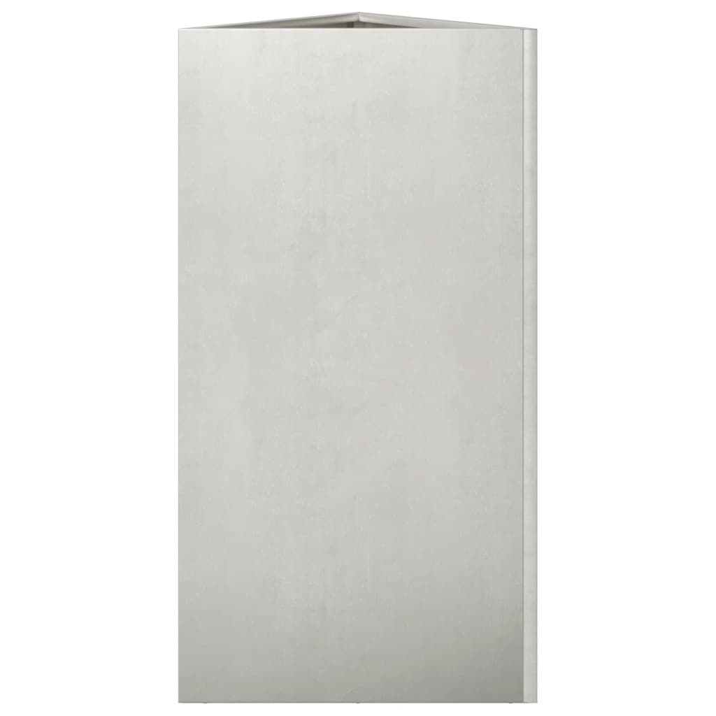 vidaXL Jardinières 2 pcs triangulaire 40x34,5x70 cm acier inoxydable