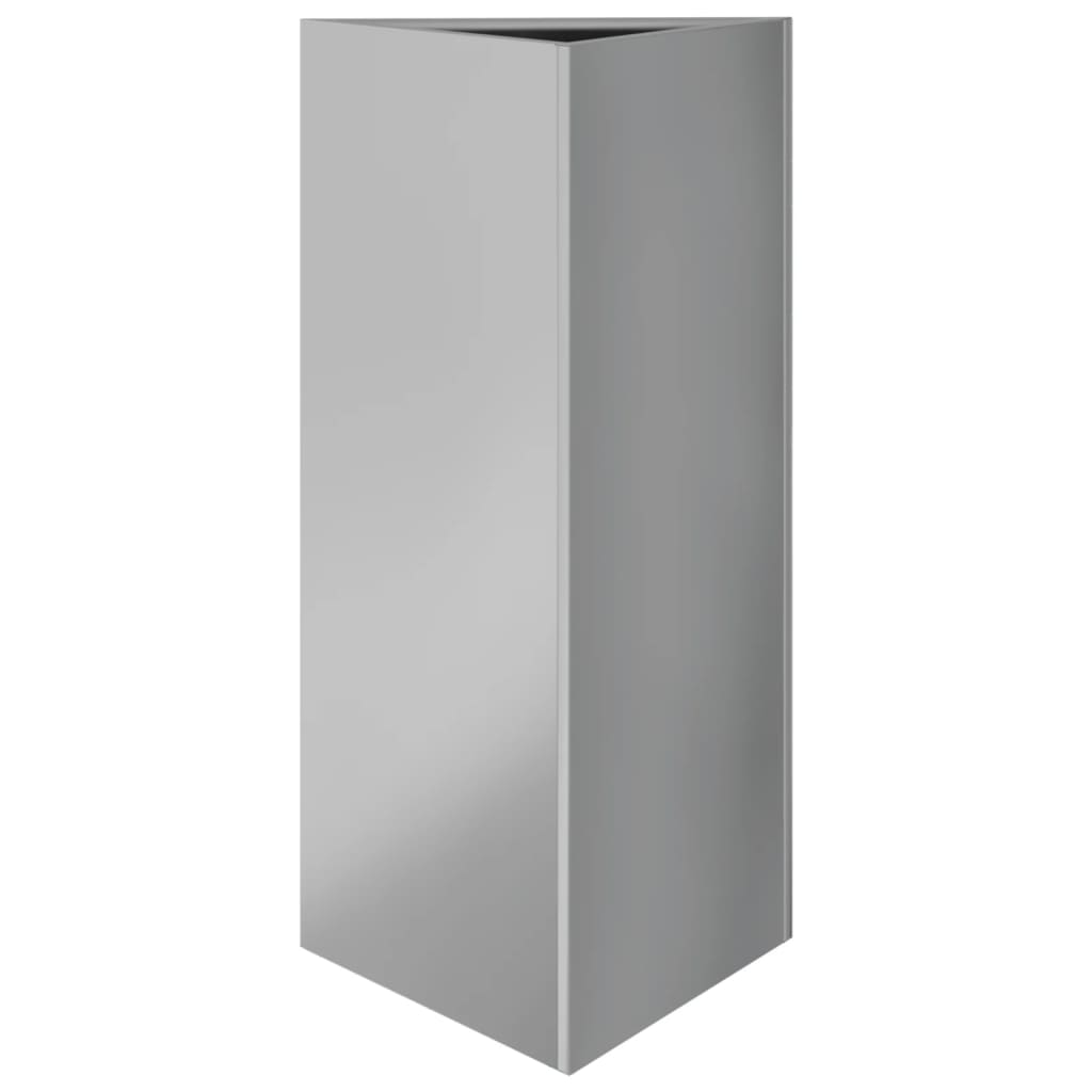 vidaXL Jardinière triangulaire 40x34,5x70 cm acier galvanisé