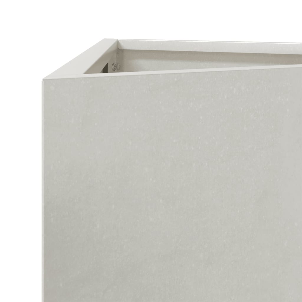 vidaXL Jardinières 2 pcs triangulaire 50x43x75 cm acier inoxydable