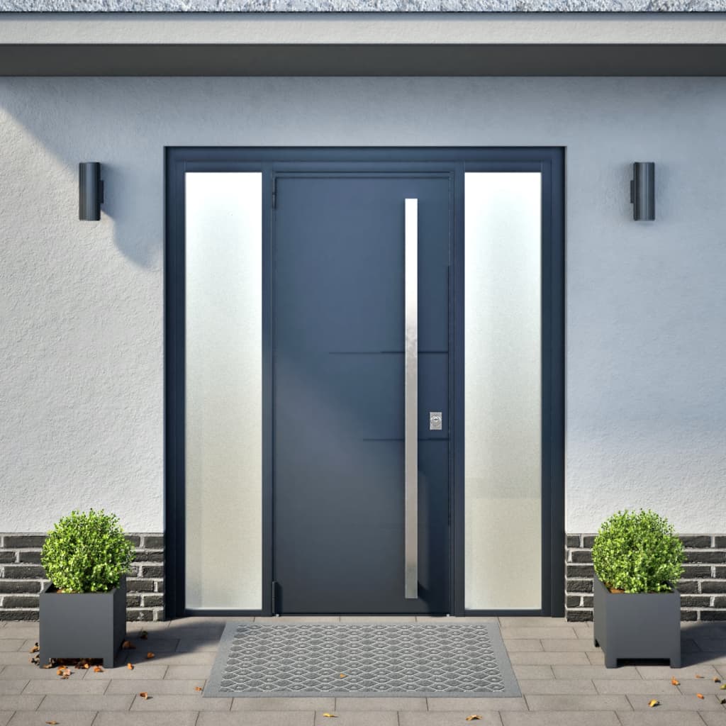 vidaXL Jardinières 2 pcs anthracite 30x30x30 cm acier