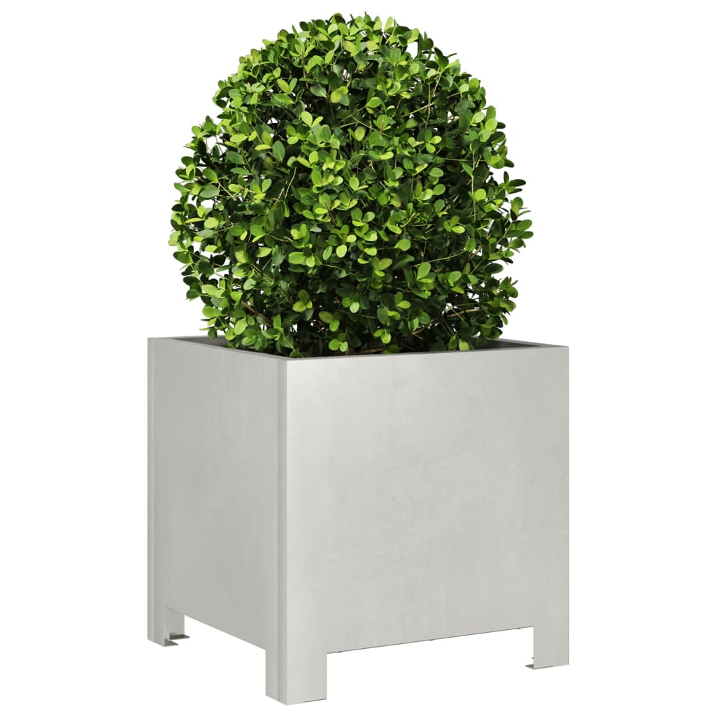 vidaXL Jardinière 30x30x30 cm acier inoxydable